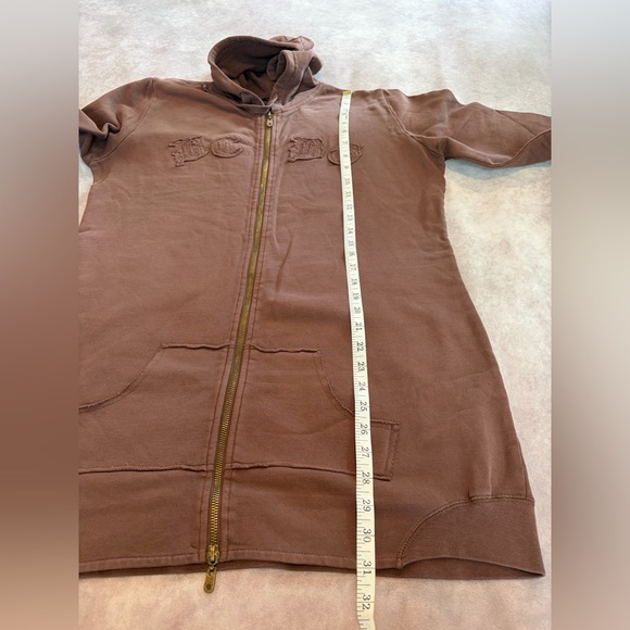 BCBG Maxazria:XL Women Brown Hoodie and Sweatpants Set 100% Cotton - Picture 6 of 13